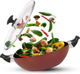 Kitchen King Proto Wok With Glass Lid