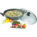 Kitchen King Proto Wok With Glass Lid